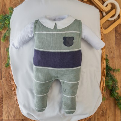 Saída de Maternidade Guilherme - Verde e Marinho